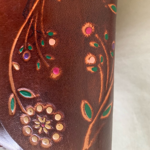 Brown leather bag - Picture 3 of 3